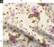 Vintage Boho Floral Violet Cream Large Scale Bohemian Flowers Romantic Antique Custom Printed Fabric by Spoonflower Various Fabrics by the Yard or Fat Quarter